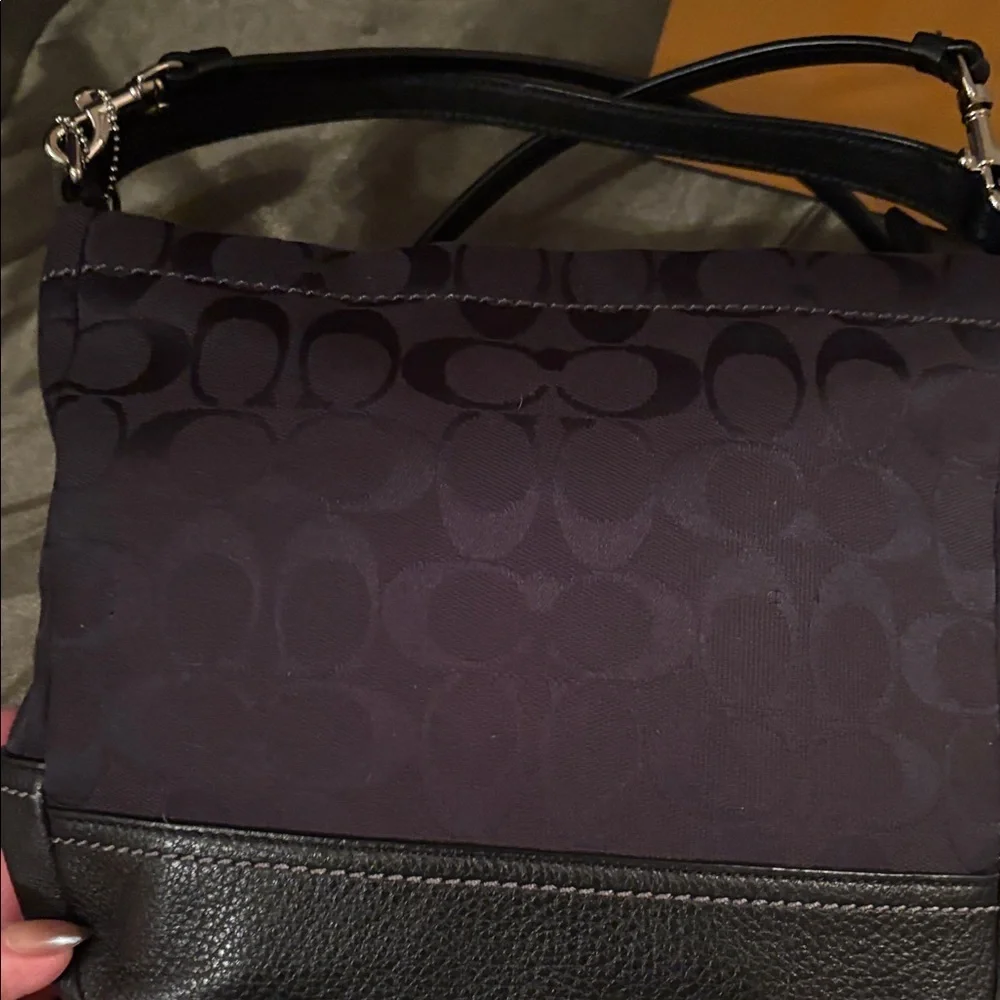 Coach VintageElegant Black mini hobo Women's crossbody Bag